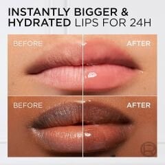 L'Oréal Paris Plump Ambition Hyaluron Lip Oil Besleyici ve Nemlendirici Dudak Parlatıcısı - 101 Cristal Clear
