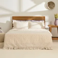 Kaşmir Home Alesya %100 Pamuk Çift Kişilik Nevresim Takım Lila