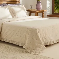 Kaşmir Home Alesya %100 Pamuk Çift Kişilik Nevresim Takım Lila