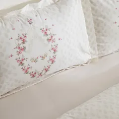 Karaca Home Sonya %100 Pamuk Çift Kişilik Nevresim Takımı Bordo