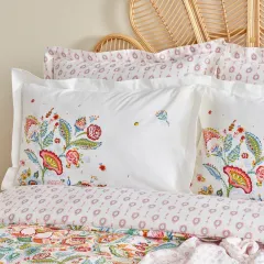 Karaca Home Sarthe %100 Pamuk Çift Kişilik Nevresim Pike Hediyeli Takım Multicolor