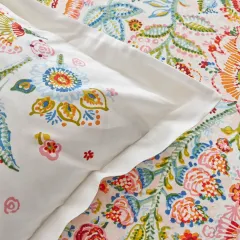 Karaca Home Sarthe %100 Pamuk Çift Kişilik Nevresim Pike Hediyeli Takım Multicolor