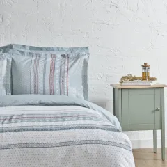 Karaca Home Keira Summer Seti Çift Kişilk Pike Hediyeli Takımı Mavi