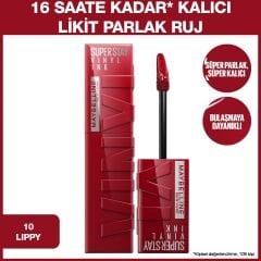 Maybelline New York Vinyl Ink Ruj Lippy No: 10