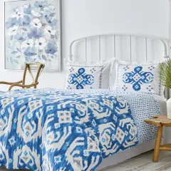 Karaca Home Neos %100 Pamuk Çift Kişilik Nevresim Takımı Mavi