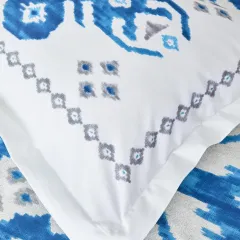 Karaca Home Neos %100 Pamuk Çift Kişilik Nevresim Takımı Mavi