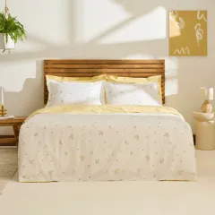 Kaşmir Home Mario Çift Kişilik Nevresim Takımı Sarı