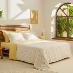 Kaşmir Home Mario Çift Kişilik Nevresim Takımı Sarı