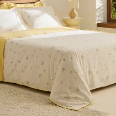 Kaşmir Home Mario Çift Kişilik Nevresim Takımı Sarı