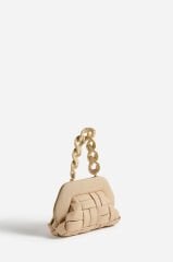 THEMOIRE Cream Handbag