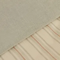Karaca Home Esmo İpliği Boyalı Çift Kişilik Nevresim Takımı Açık Gri