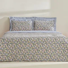 Karaca Home Punava %100 Pamuk Çift Kişilik Nevresim Takımı Lacivert