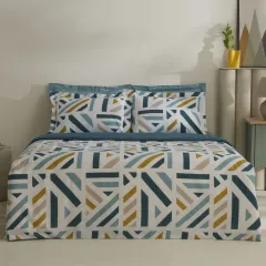 Karaca Home Morgan %100 Pamuk Çift Kişilik Nevresim Takımı Yeşil
