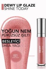 Dewy Lip Glaze Parlak & Dolgun Görünüm Veren Yapışmayan Dudak Parlatıcısı