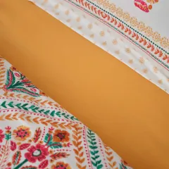 Karaca Home Carmenta Kiremit %100 Pamuk Çift Kişilik Nevresim Takımı
