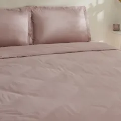 Karaca Home Jemma 120 Tel %100 Pamuk Saten Çift Kişilik Nevresim Takımı Pudra