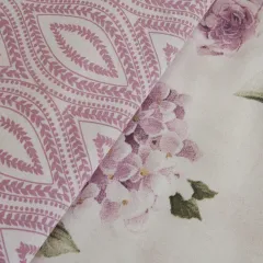 Karaca Home Rosales %100 Pamuk 120 Tel Çift Kişilik Saten Nevresim Takımı