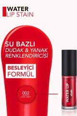 Water Lip Stain Su Bazlı & Kalıcı Dudak Renklendiricisi