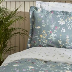 Karaca Home Evergreen %100 Pamuk Çift Kişilik Nevresim Takımı Yeşil