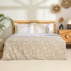 Kaşmir Home Reno %100 Pamuk Çift Kişilik Nevresim Takımı Antrasit