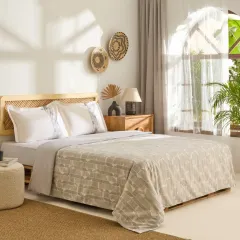 Kaşmir Home Reno %100 Pamuk Çift Kişilik Nevresim Takımı Antrasit