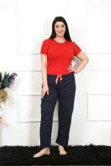 Akbeniz Kadın Pamuklu Büyük Beden Alt Pijama 27472