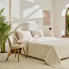 Kaşmir Home Nefso %100 Pamuk Çift Kişilik Nevresim Takımı Rose