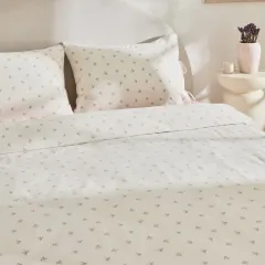 Kaşmir Home Nefso %100 Pamuk Çift Kişilik Nevresim Takımı Rose