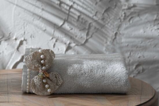 PEARL 50X90 TOWEL STONE