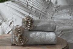 PEARL 30X50 TOWEL STONE