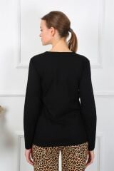 Akbeniz Kadın Penye Uzun Kol Pijama Takım 4129