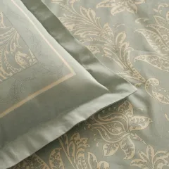 Karaca Home Owen 80 Tel %100 Pamuk Saten Çift Kişilik Nevresim Takımı Mavi