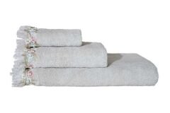 CLARI 90X150 TOWEL STONE