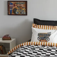 Karaca Home Young Speed Way %100 Pamuk Tek Kişilik Fitted Nevresim Takım