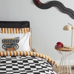 Karaca Home Young Speed Way %100 Pamuk Tek Kişilik Fitted Nevresim Takım