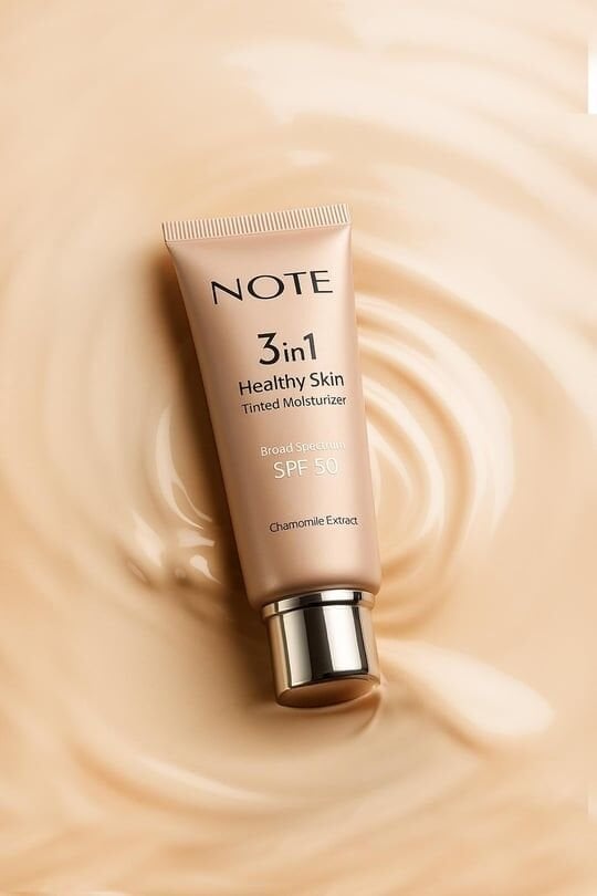 Note 3 in 1 Healthy Skin Light Tinted Moisturizer 50 SPF Renk Ton Eşitleyici Aydınlatıcı Krem - 00 Açık Ton
