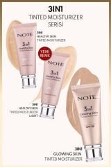 Note 3 in 1 Healthy Skin Light Tinted Moisturizer 50 SPF Renk Ton Eşitleyici Aydınlatıcı Krem - 00 Açık Ton