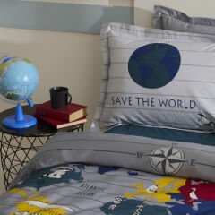 Karaca Home Young Macellan %100 Pamuk Tek Kişilik Nevresim Takımı Multicolor