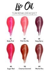 Note Lip Oil 30 Deep Berry Nemlendirici ve Parlatıcı Dudak Bakım Yağı - Mor