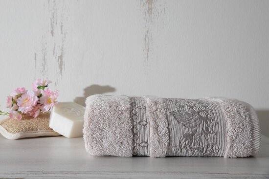 MEDUSA TOWEL 50X90 CM STONE