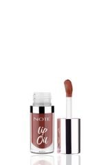 Note Lip Oil 60 Mocha Kiss Nemlendirici ve Parlatıcı Dudak Bakım Yağı - Kahverengi