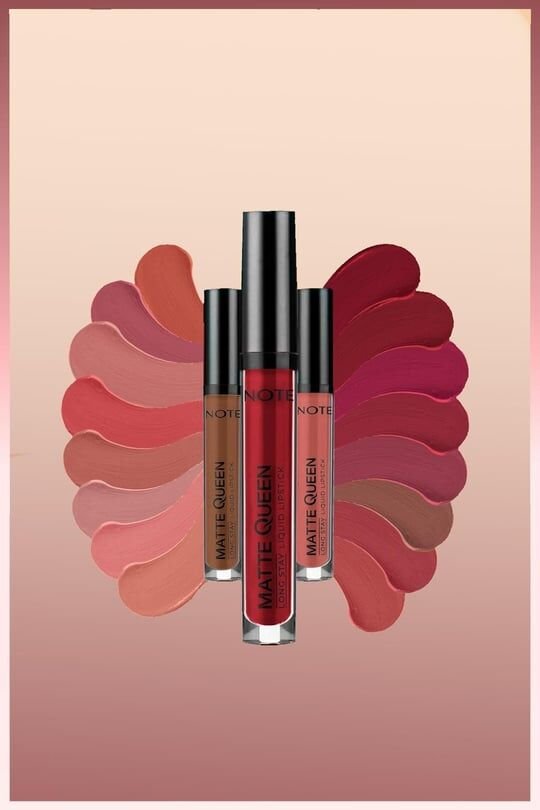 Note Matte Queen Lipstick 02 Ruby Chocolate Kalıcı Likit Ruj - Pembe