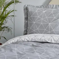 Karaca Home Colby %100 Pamuk Çift Kişilik Nevresim Takımı Gri
