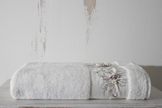 ELANUR TOWEL 70X140 CM CREAM