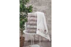 ELANUR TOWEL 70X140 CM CREAM