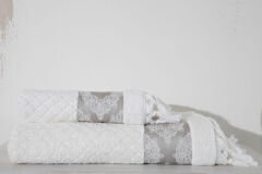 GOLD TOWEL 50X90 CM GRAY