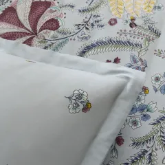 Karaca Home Seliya %100 Pamuk Çift Kişilik Nevresim Takımı Mavi