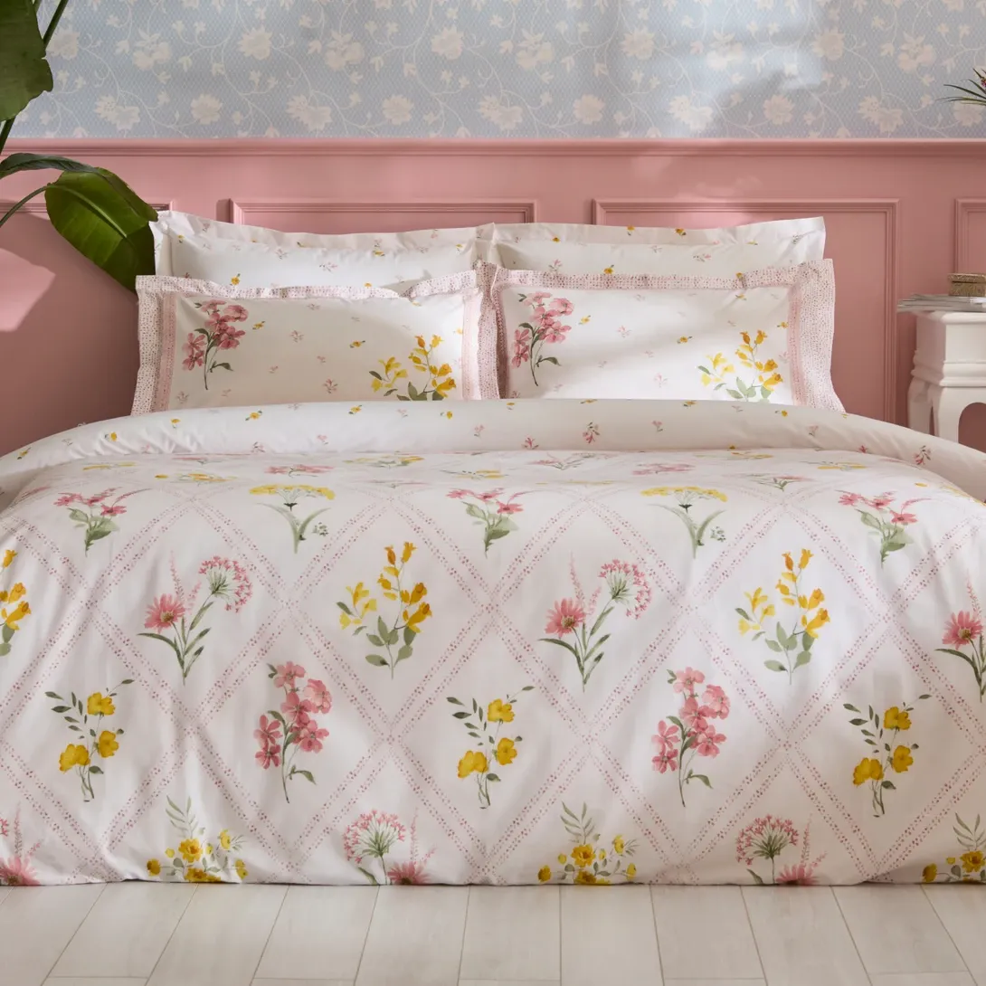 Karaca Home Passioni %100 Pamuk Çift Kişilik Nevresim Takımı Somon