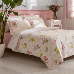 Karaca Home Passioni %100 Pamuk Çift Kişilik Nevresim Takımı Somon