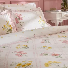Karaca Home Passioni %100 Pamuk Çift Kişilik Nevresim Takımı Somon